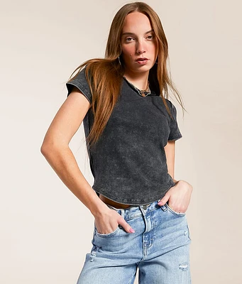 Gilded Intent Washed Knit Top
