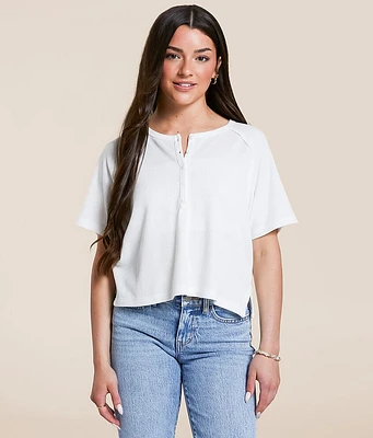 FITZ + EDDI Cropped Thermal Henley