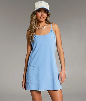 BKE Washed Romper Dress