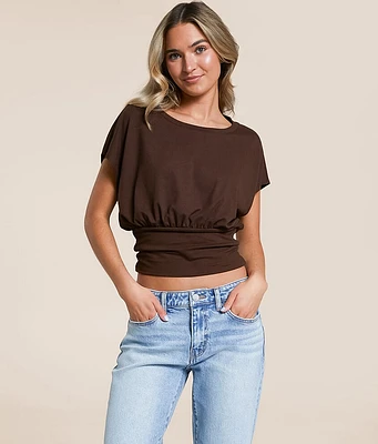 Willow & Root Banded Dolman Top