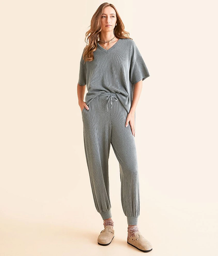 Ribbed Knit Jogger