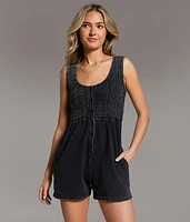 BKE Washed Knit Romper