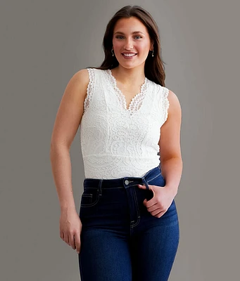 BKEssentials Lace Tank Top