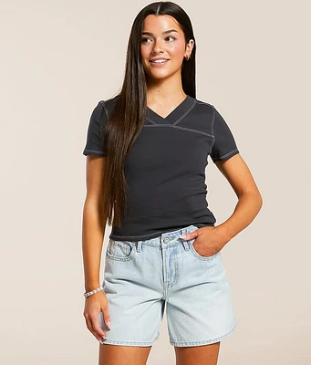 FITZ + EDDI Double V-Neck Top