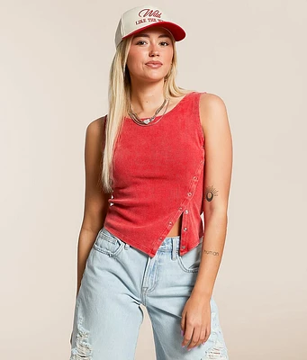 Gilded Intent Asymmetrical Tank Top