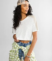 FITZ + EDDI Color Block Cropped Top