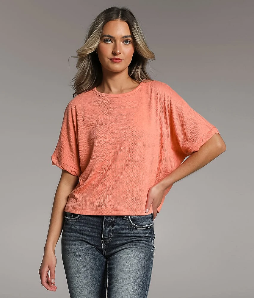 Textured Knit Top