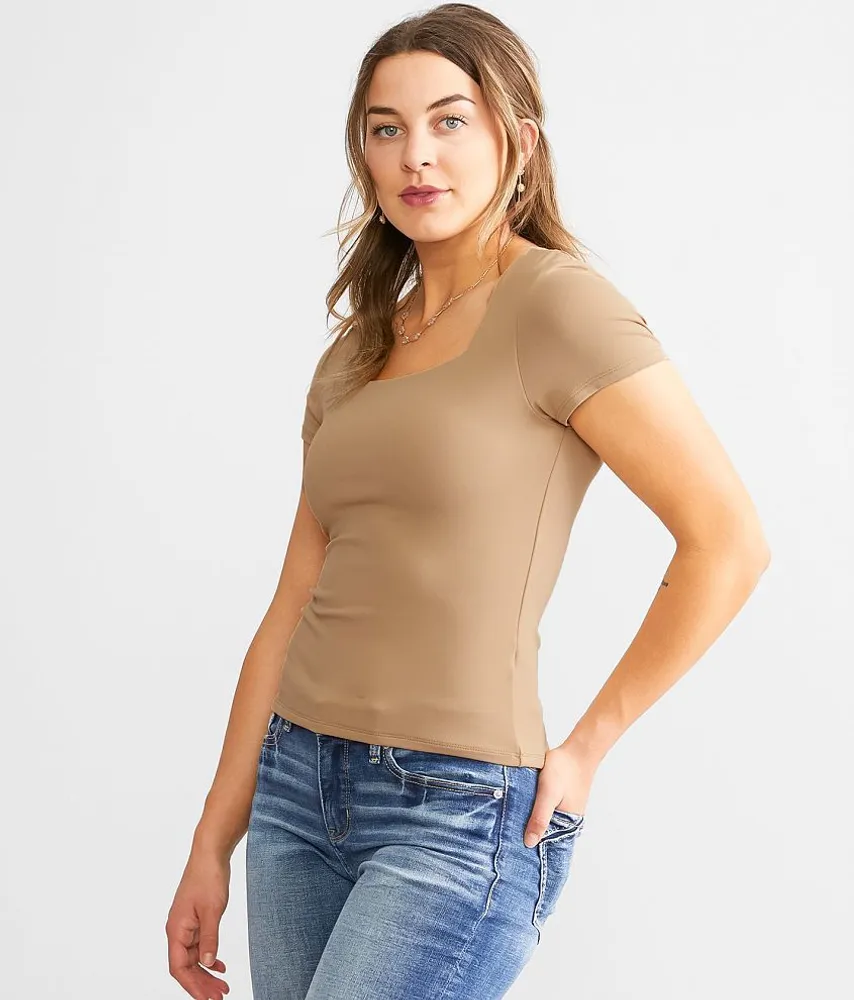 Shaping & Smoothing Square Neck Top