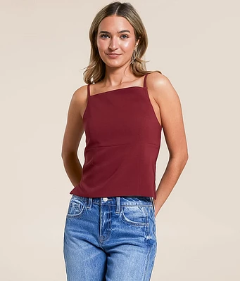Willow & Root Back Lace-Up Tank Top