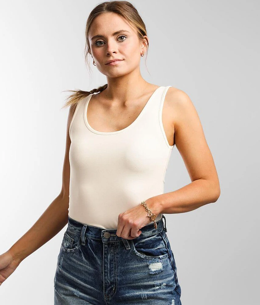X-Long Scoop Neck Tank Top
