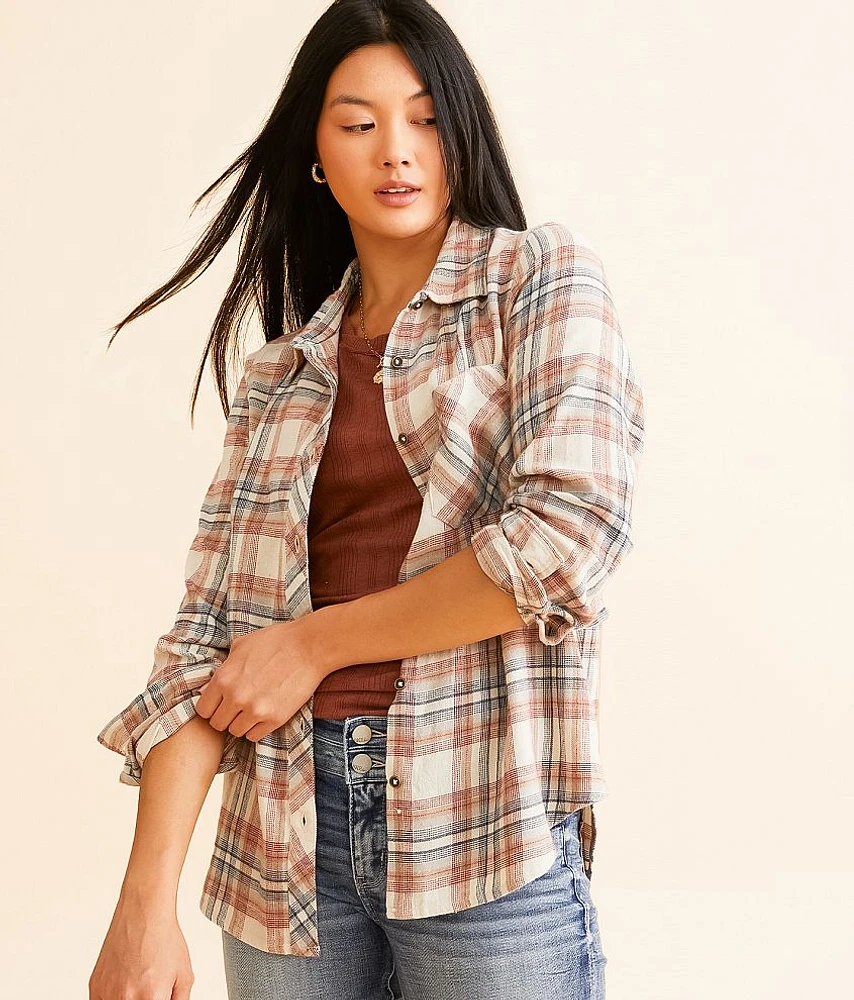 Plaid Eased Flannel Shirt