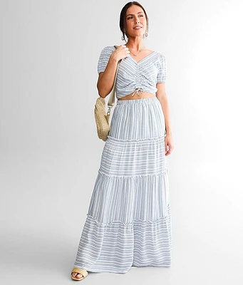 Daytrip Tiered Maxi Skirt