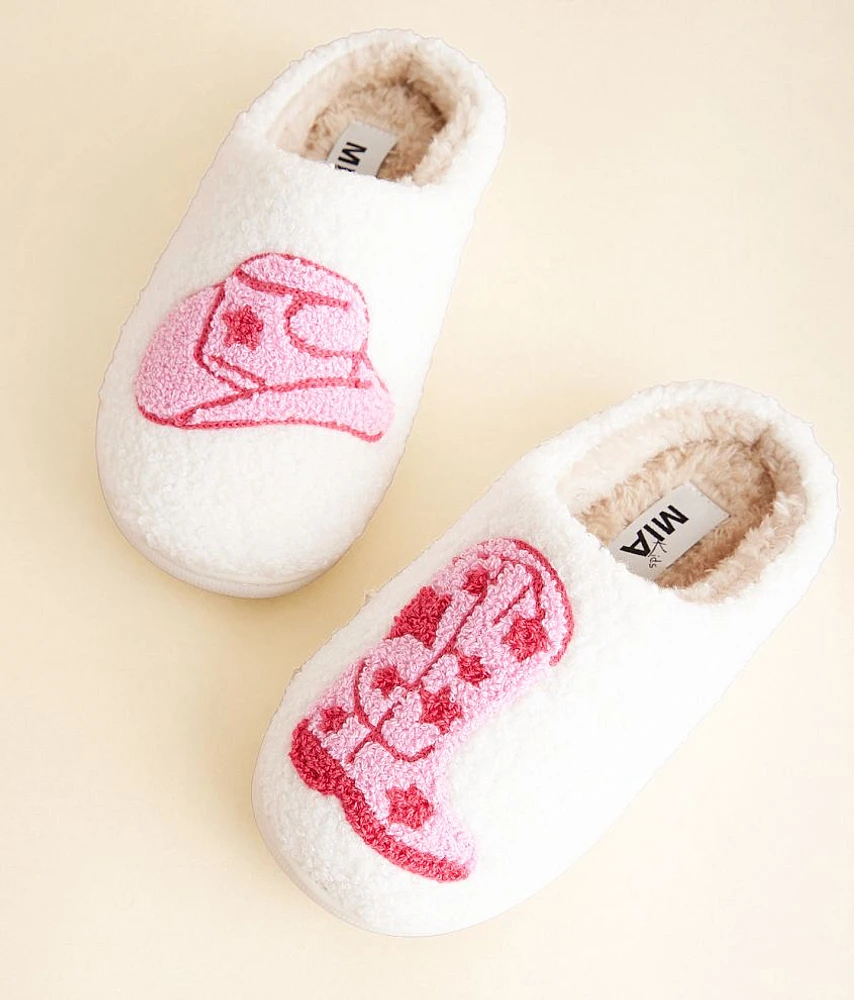 Girls - Little Cozi Western Slipper