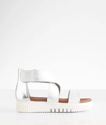 Girls - Mia Minka Metallic Flatform Sandal