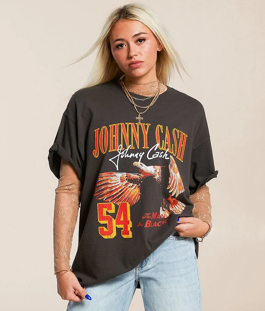 Johnny Cash Ring Of Fire Band T-Shirt