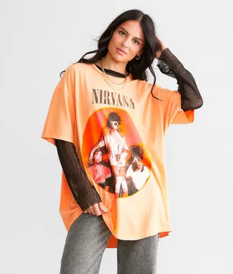 Merch Traffic Nirvana Band T-Shirt - One Size