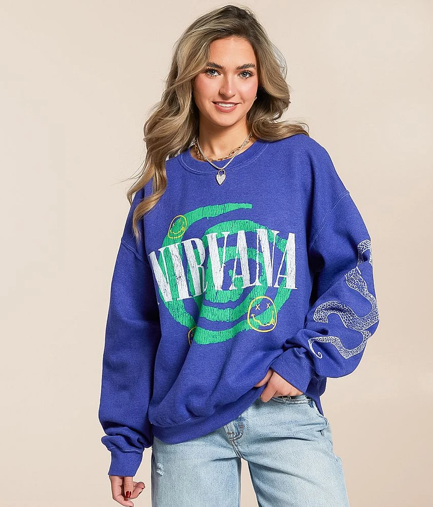 Nirvana Oversized Band Pullover
