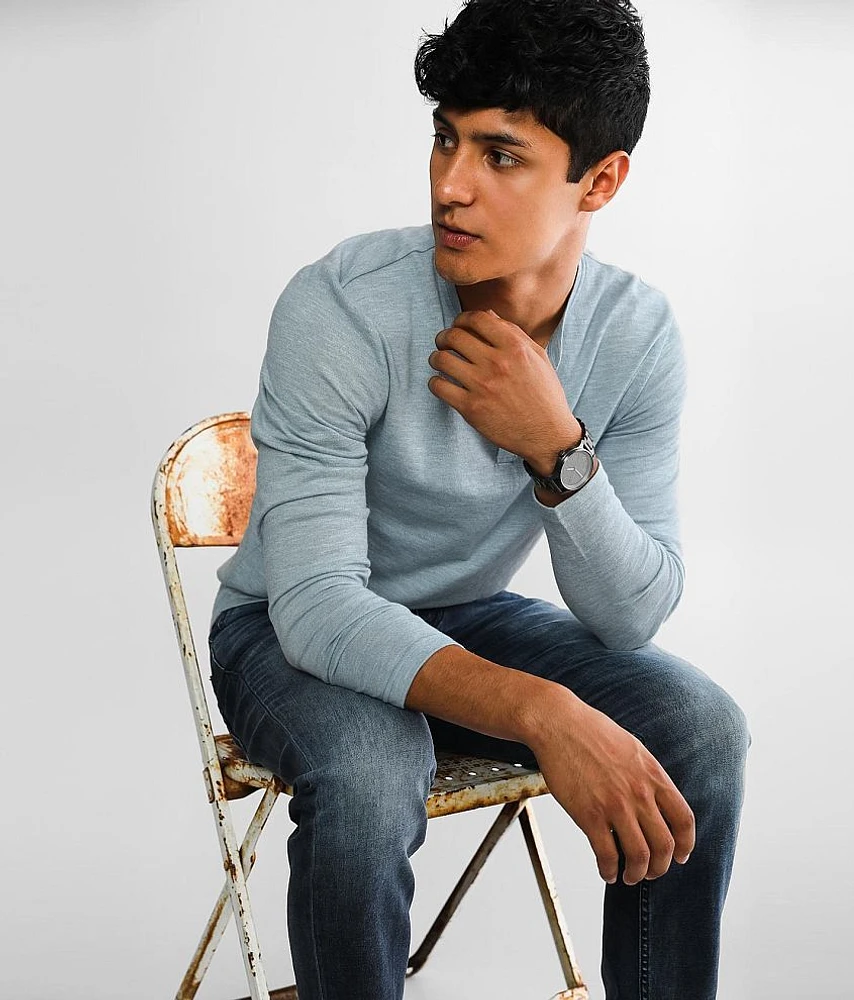 Heathered Henley