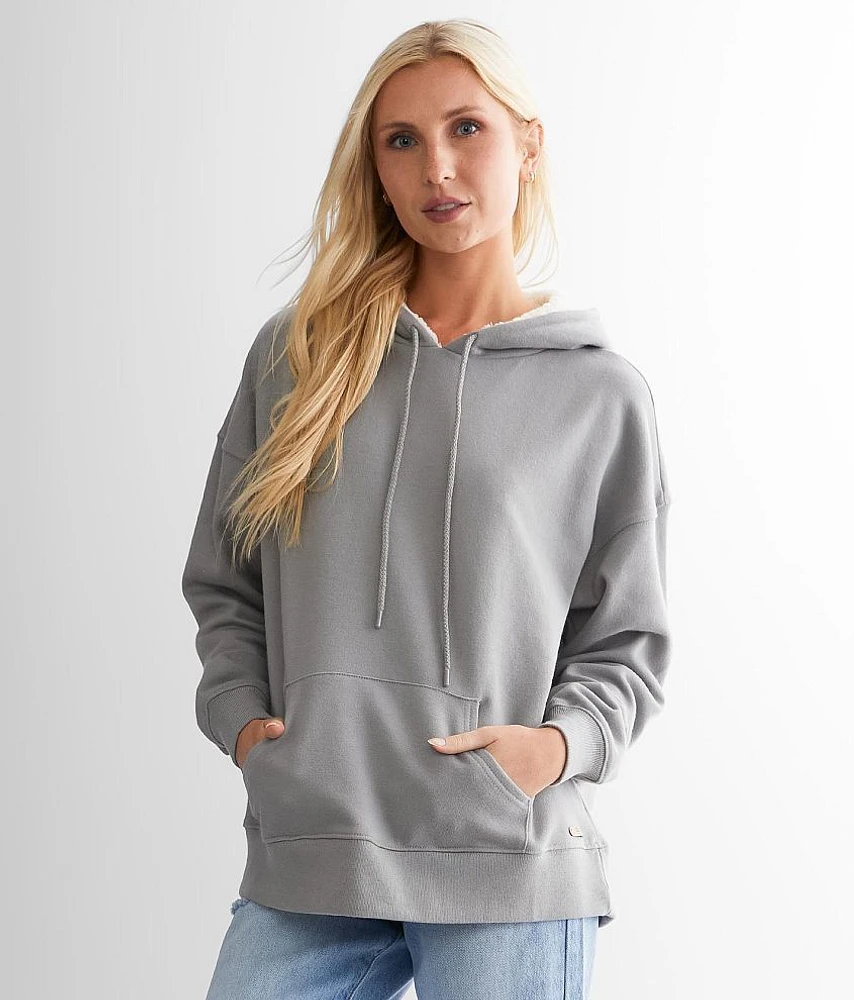Solid Hooded Sweatshirt