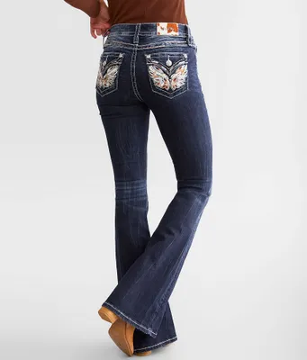 Miss Me Mid-Rise Flare Stretch Jean