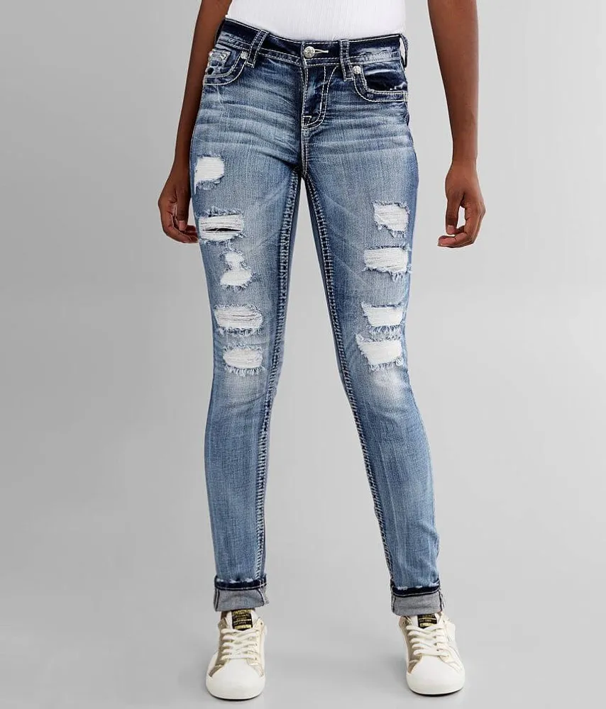Mid-Rise Skinny Stretch Jean