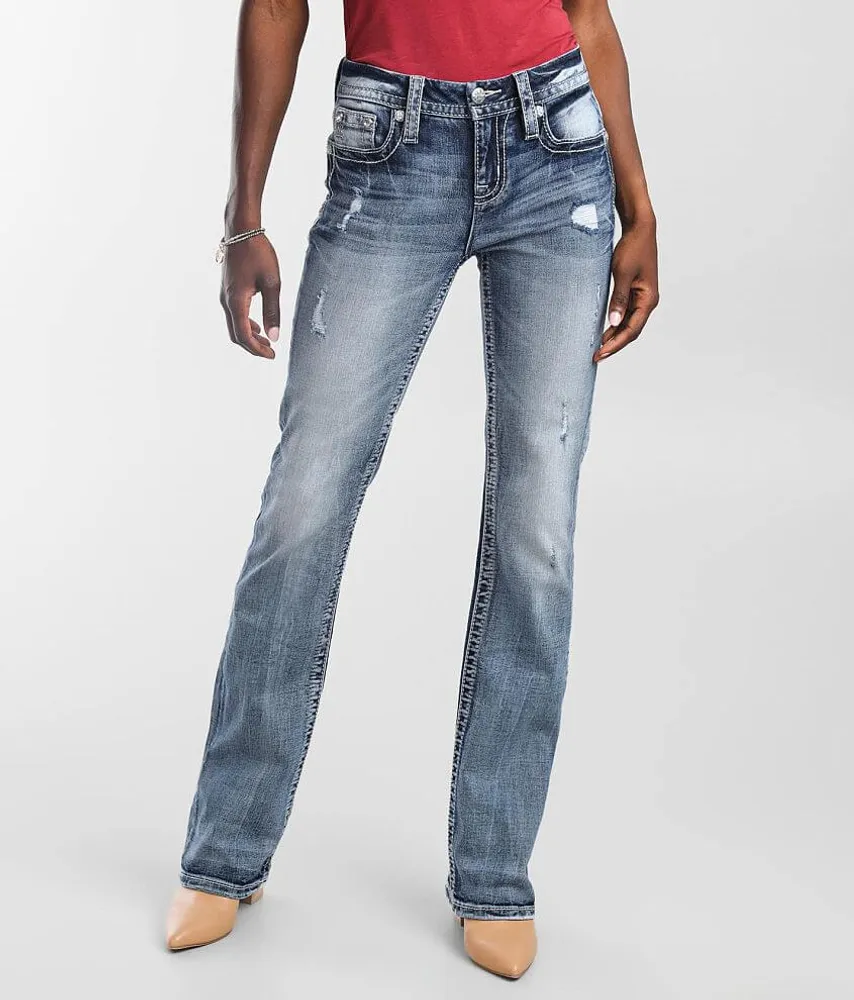 Mid-Rise Boot Stretch Jean