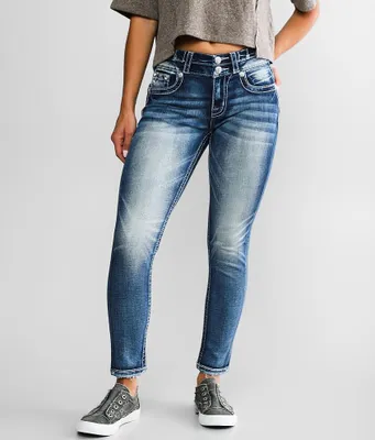 Miss Me Mid-Rise Ankle Skinny Stretch Jean