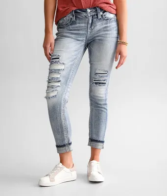 Miss Me Mid-Rise Ankle Skinny Stretch Jean