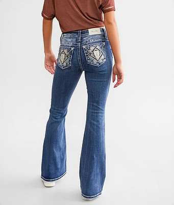 Miss Me Mid-Rise Flare Stretch Jean