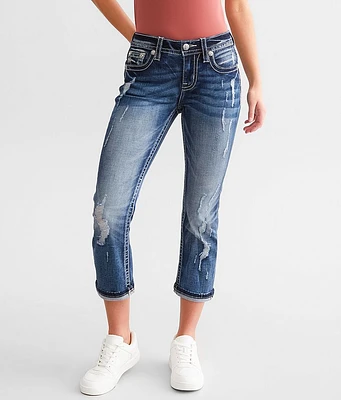 Miss Me Mid-Rise Stretch Capri Jean