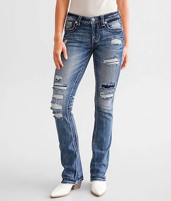 Miss Me Mid-Rise Tailored Boot Stretch Jean