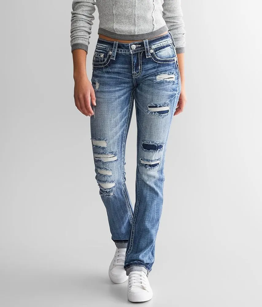 Low Rise Straight Stretch Jean