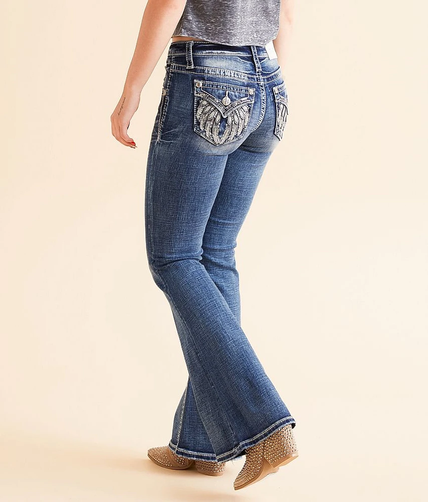 Low Rise Flare Stretch Jean