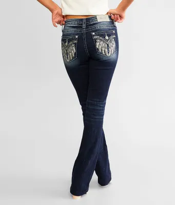 Miss Me Low Rise Tailored Boot Stretch Jean