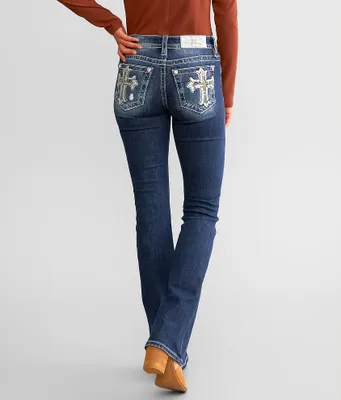 Miss Me Low Rise Tailored Boot Stretch Jean