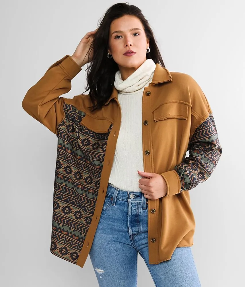 Southwest Print Shacket