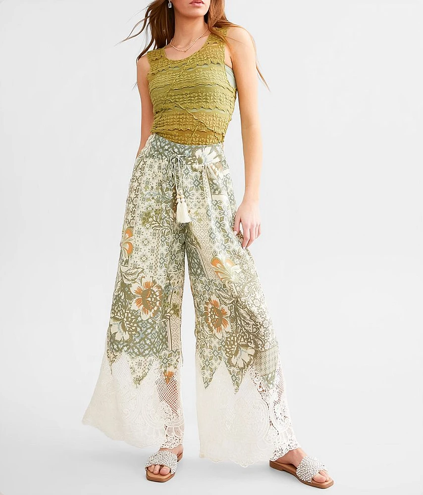Floral Crochet Beach Pant