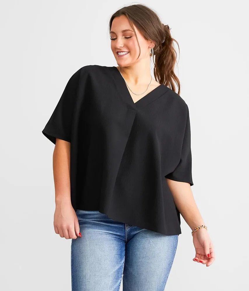 Oversized Crinkle Blouse