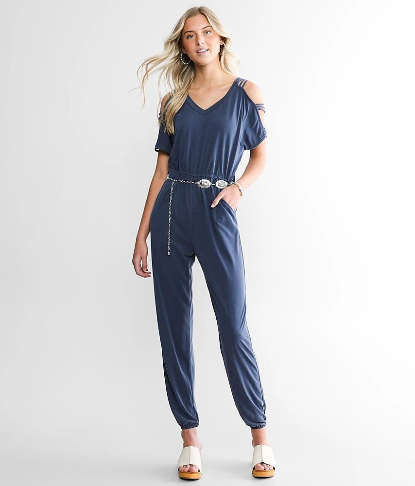 Cold Shoulder Jumpsuit