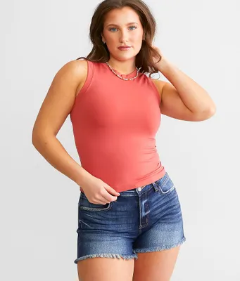BKE core The High Neck Contour Tank Top