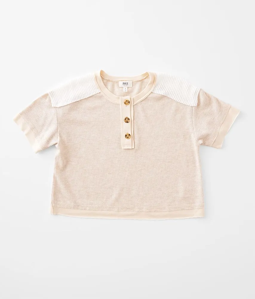Girls - Waffle Henley