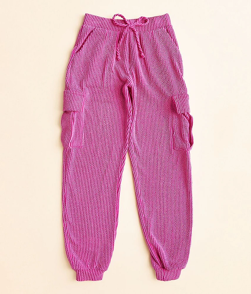 Girls - Urban Ribbed Cargo Jogger