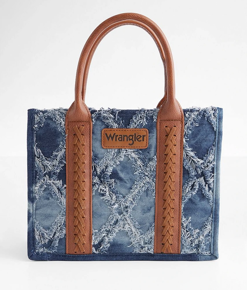 Structured Denim Purse
