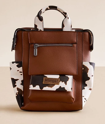 Wrangler Cow Print Backpack