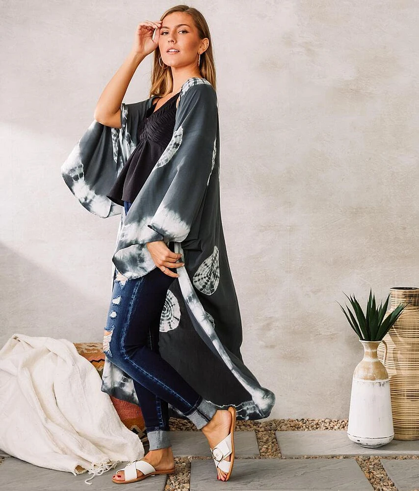 Tie-Dye Duster Kimono