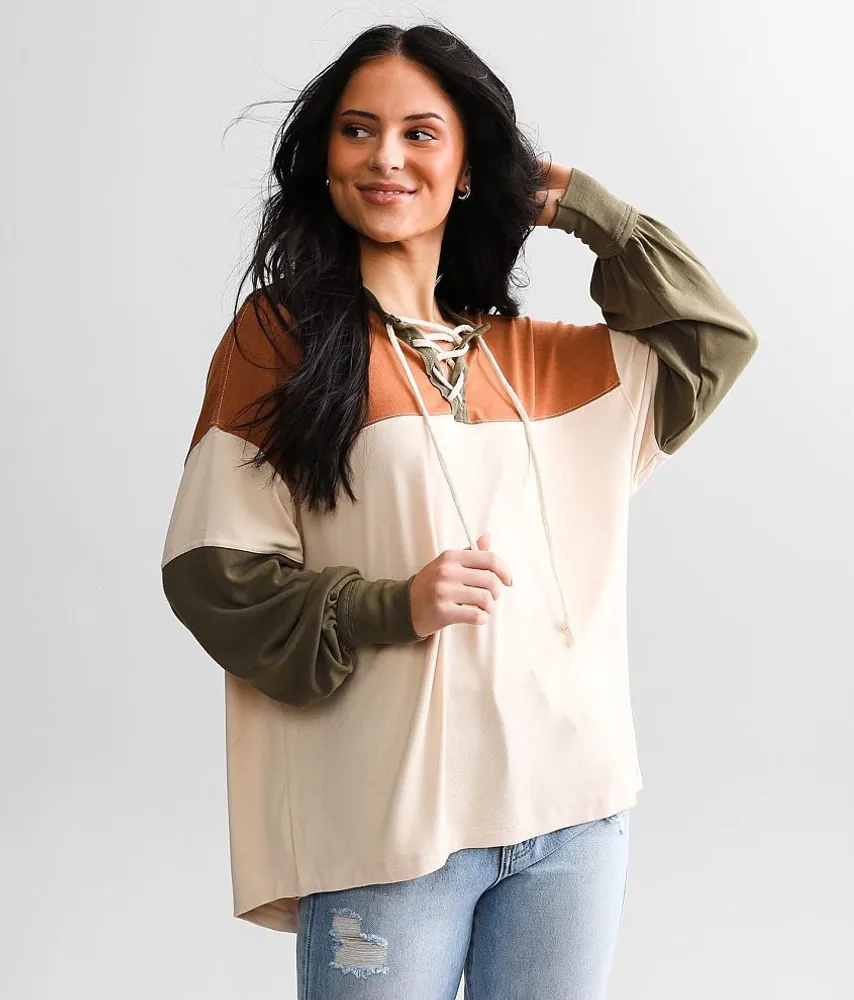 Lace-Up Top