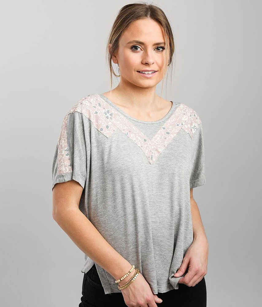 Pieced Boxy T-Shirt