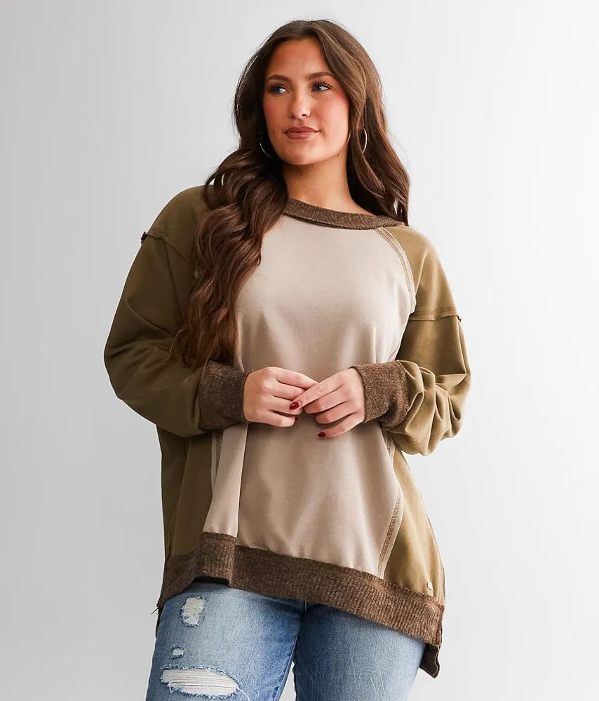 Pieced Pullover