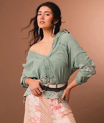 Gimmicks Pieced Lace Shirt