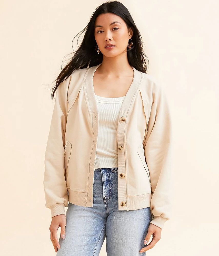 Raw Edge Cardigan